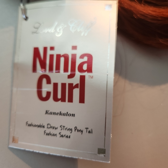 Lord & Cliff Silky Ninja Curl-L Ombre Drawstring Ponytail TT1B/350 LNWT - Picture 5 of 12